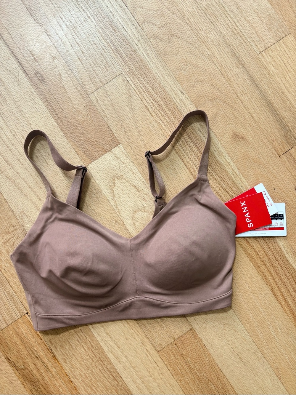 SPANX All-In-One Wireless Bra in Cafe Au Lait